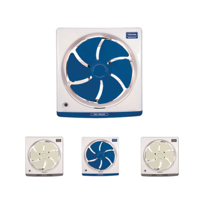 TOSHIBA 換気扇 VENTILATING FAN TOSHIBA Kitchen Ventilating Fan 20cm Blue Or Creamy VRH20J10