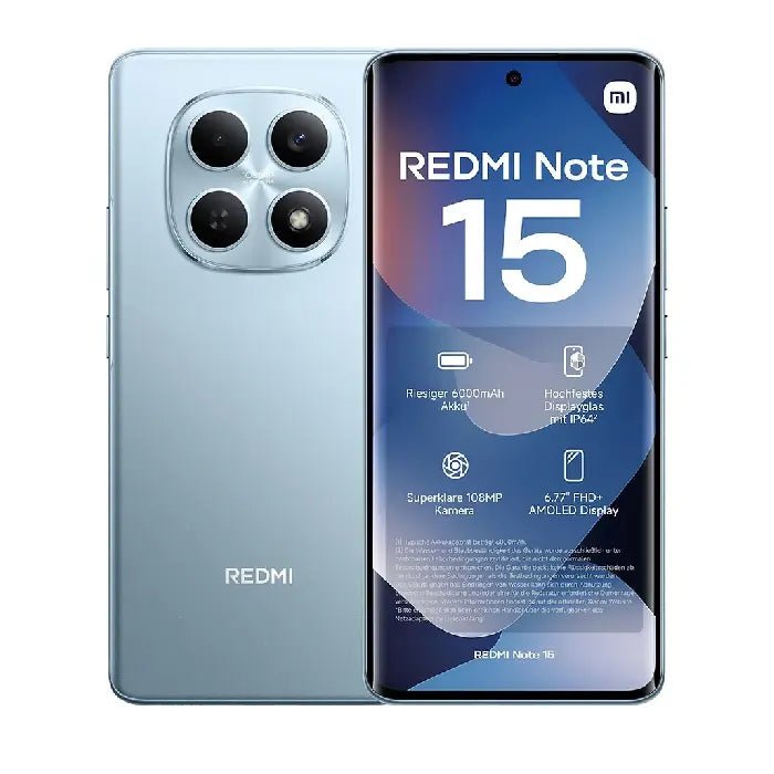 Xiaomi Redmi Note 15 4G 256GB 8GB | Dual SIM | Glacier Blue