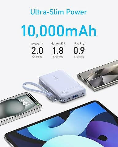 Anker PowerCore 10000mAh 22.5W Power Bank | White - A1257H21