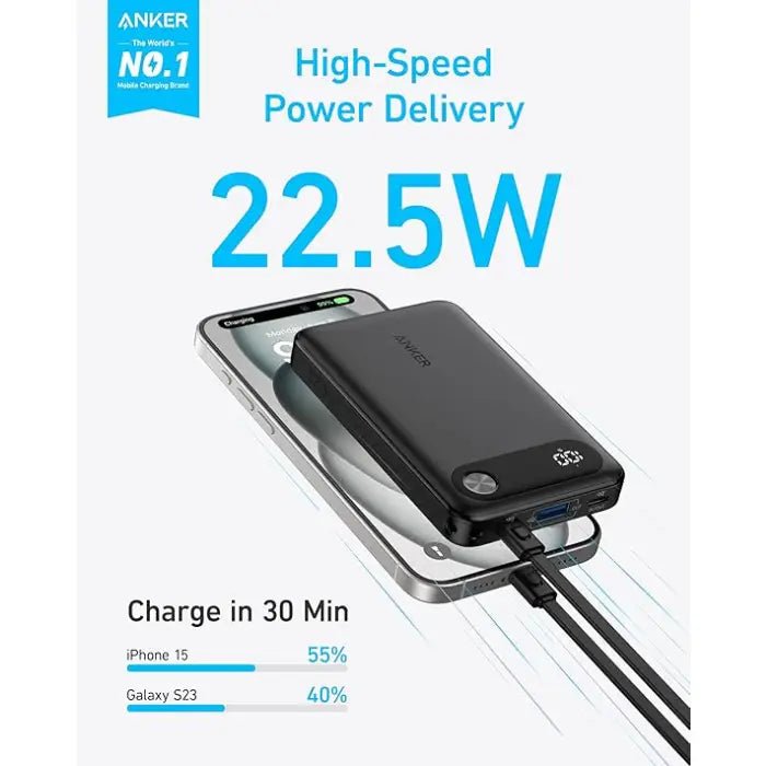 Anker PowerCore 10000mAh 22.5W Power Bank | White - A1257H21