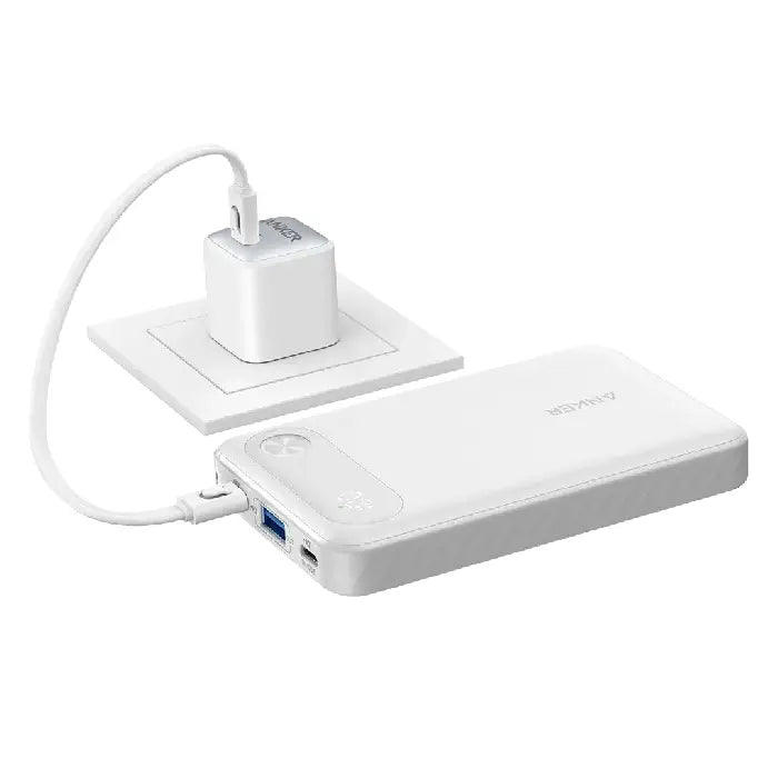 Anker - ☆新品/ANKER POWER BANK(10000mAh)/ホワイト Anker Power Bank (10000mAh, Fusion, Built-In USB-C ケーブル