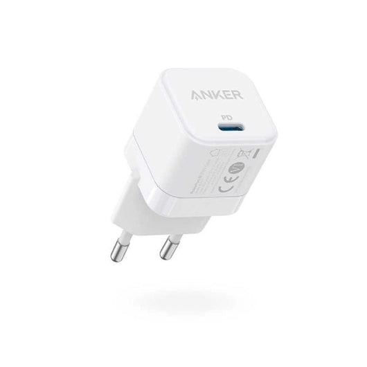 Anker PowerPort III Cube 20W Wall Charger PD Type-C Fast Charging A2149L23 - White.