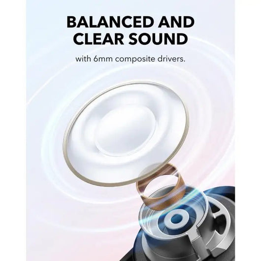 Anker Soundcore A30i Earbuds Ultra Smart Noise Cancelling , Elegant Lipstick Design, Black - A3958H11.