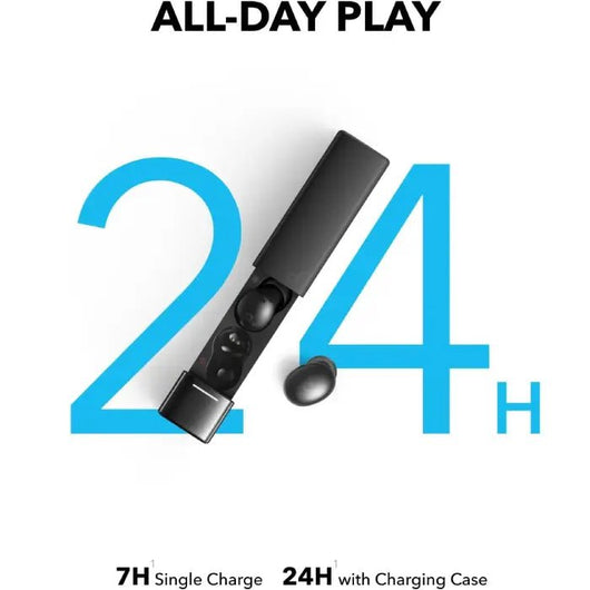 Anker Soundcore A30i Earbuds Ultra Smart Noise Cancelling , Elegant Lipstick Design, Black - A3958H11.