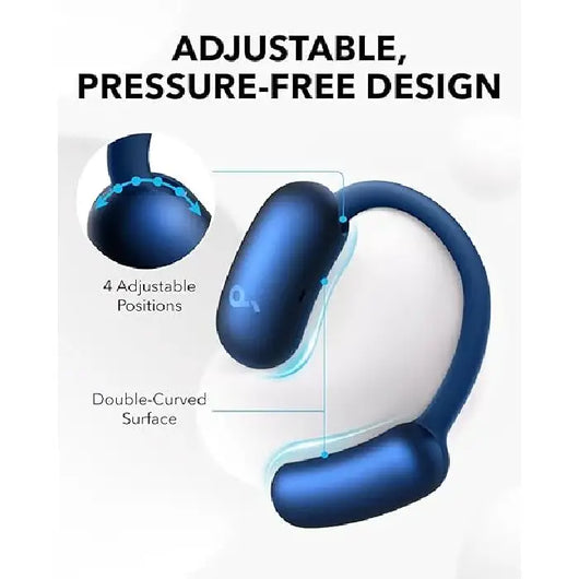 Anker Soundcore AeroFit 2 Open-Ear Sport Earbuds 4 Mics - Blue A3874H31.