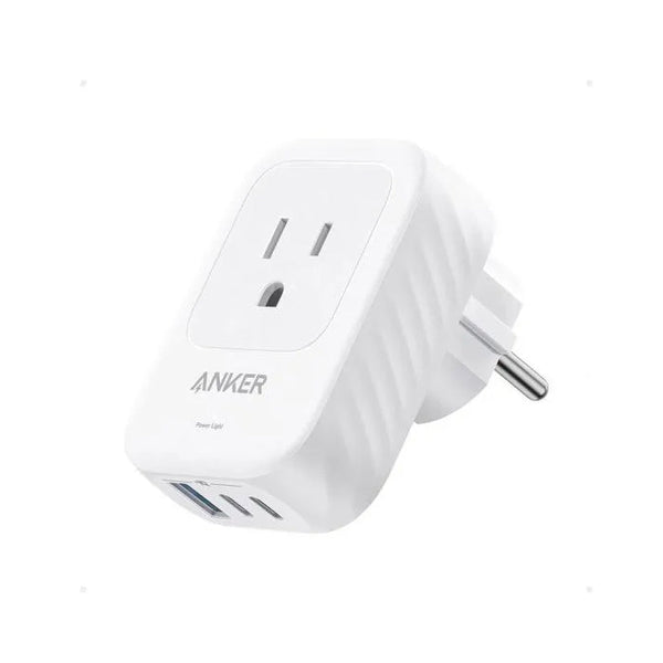 Anker-Travel Adapter - 5-in-1 White (A92A2321).