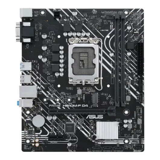ASUS PRIME H610M-F D4 R2.0 LGA Motherboard– PCIe 4.0 – -USB 5Gbps Ports - 90MB1H70-M0EAY0.