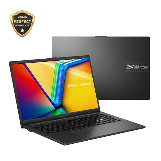 ASUS Vivobook Go 15 E1504GA-NJ606W Laptop, Intel Ci3-N305, 4GB RAM, 256GB SSD, Intel UHD Graphics, 15.6" FHD, Win11, Mixed Black - 90NB0ZT2-M01110.