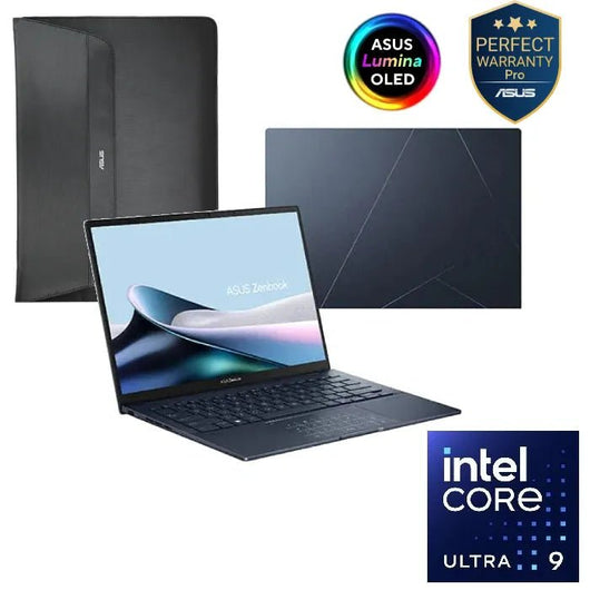 ASUS Zenbook 14 OLED UX3405MA - PP009WS Laptop 14 - inch OLED 3K Intel Core Ultra 9 185H 16GB RAM 1TB SSD Intel Arc Graphics Win11 Blue - 90NB11R1 - M00JK0 - Smart Shop