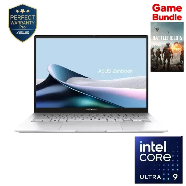 ASUS Zenbook 14 UX3405CA-PP009W Laptop Silver 90NB14W2-M009U0.