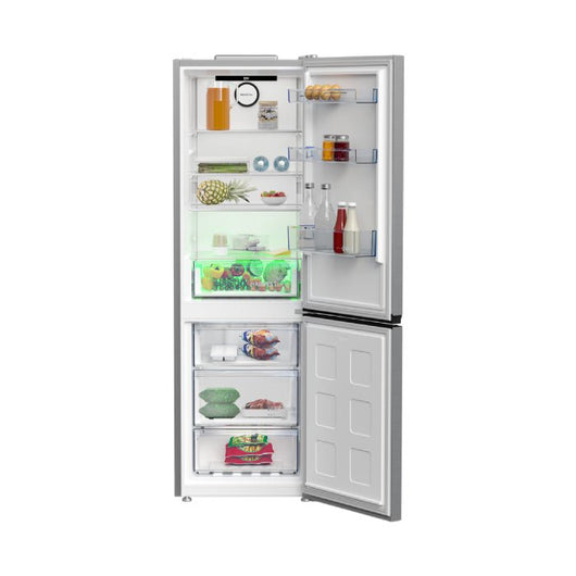 Refrigerator-Beko-No Frost-Digita-317 Liters-2 Doors-Combi-Silver-Turky-5Yrs / RCNE367E30ZXB.