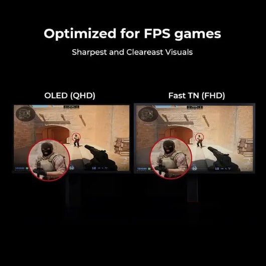 BenQ ZOWIE XL2566X+ eSports Gaming Monitor, 24 inch, 400 Hz, Fast TN, DyAc 2, XL Setting to Share, 1080p, 3 Years Warranty.