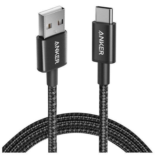 CABLE-ANKER-NYLON-USB-C to USB-A 2.0-6FT-BLACK / A8173H11.