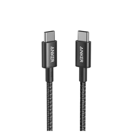 CABLE-ANKER-NYLON-USB-C to USB-C 2.0 -3.3ft-BLACK / A8752H11.