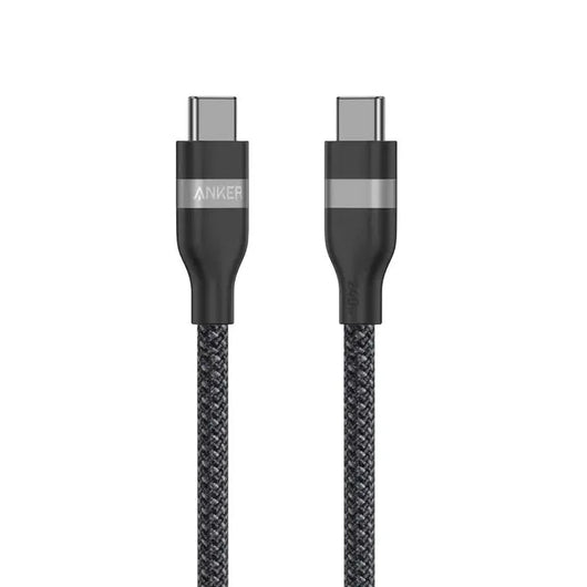 Cable-Anker-USB-C to USB-C (6 ft-240W-Upcycled-)-BLACK ( A82E2H12 ).
