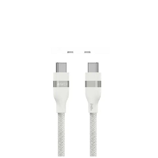 Cable-Anker-USB-C to USB-C (6 ft-240W-Upcycled-)-WHITE (A82E2H22 ).