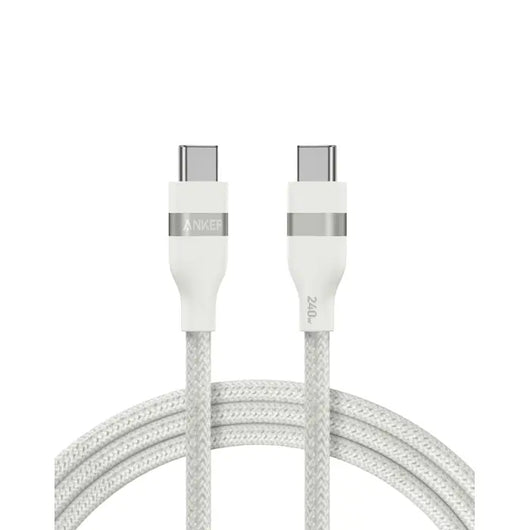 Cable-Anker-USB-C to USB-C (6 ft-240W-Upcycled-)-WHITE (A82E2H22 ).