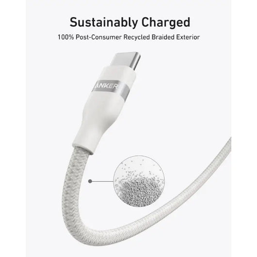 Cable-Anker-USB-C to USB-C (6 ft-240W-Upcycled-)-WHITE (A82E2H22 ).