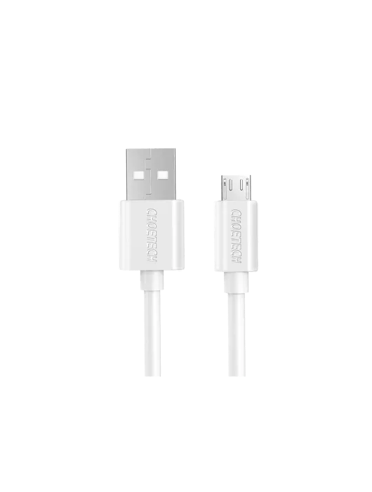 CABLE-CHOETECH-USB-A -TO MICRO CABLE (CHT-AB003WHT-PE).