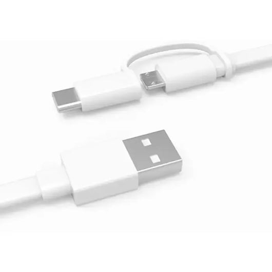 CABLE DATA-HUAWEI-TYPE-C+MICRO-CP55S-WHITE.