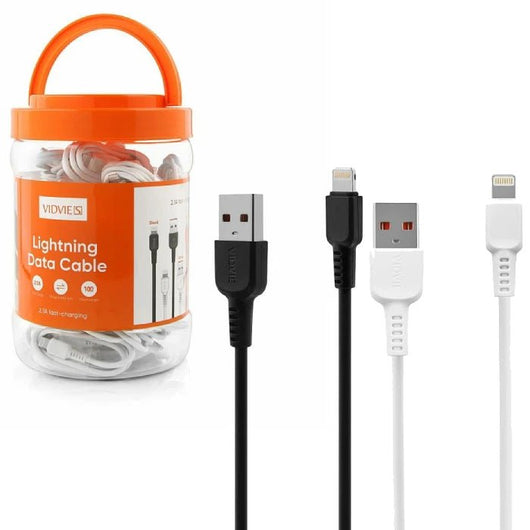 CABLE-VIDVIE-LIGHTNING-DC09I+IPH-2.1A - 14 Day Warranty.