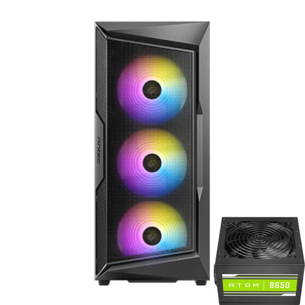 Case Antec AX61 Elite 4Fan 120M ARGB+PSU Antec Atom B650 (Bronze Certified).