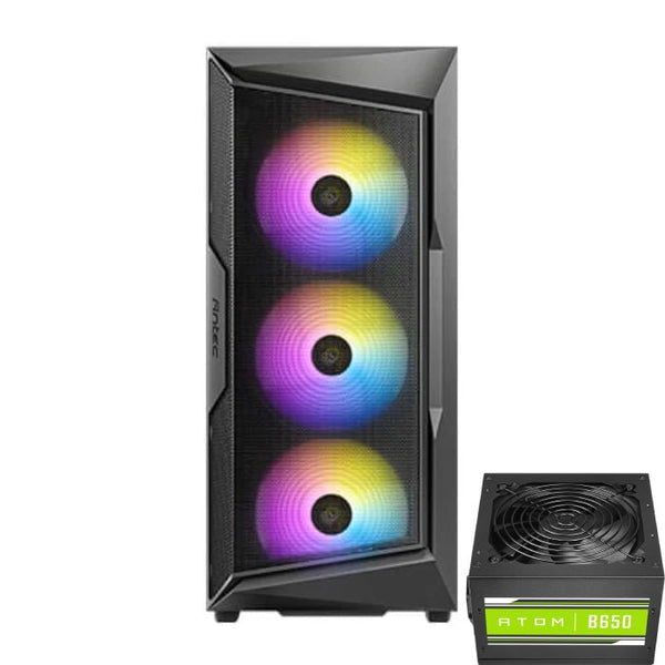 Case Antec AX61 Elite 4Fan 120M ARGB+PSU Antec Atom B650 (Bronze Certified).
