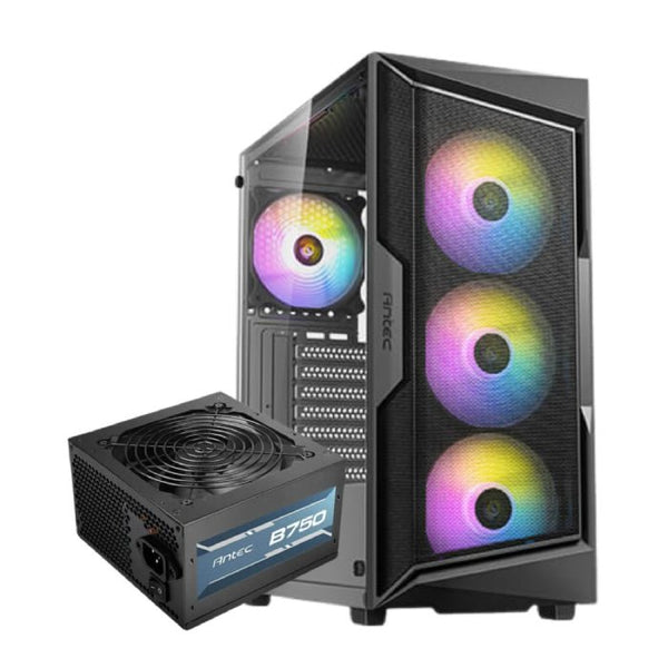 Case Antec AX61-ELITE-4Fan- ARGB+PSU -Antec-B750-(Bronze Certified) 750W.