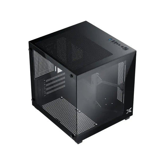 Case-Xigmatek-AQUA- M Nano II -3FAN-RAINBOW RGB-Micro Tower / EN47145.