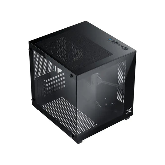 Case-Xigmatek-AQUA- M Nano II -3FAN-RAINBOW RGB-Micro Tower / EN47145.