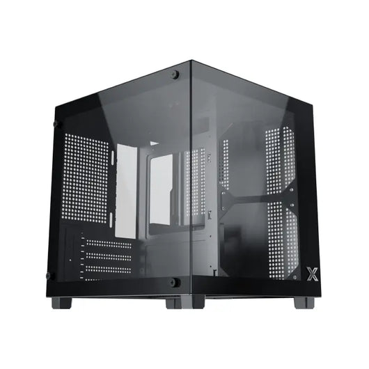 Case-Xigmatek-AQUA- M Nano II -3FAN-RAINBOW RGB-Micro Tower / EN47145.