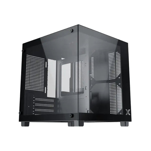 Case-Xigmatek-AQUA- M Nano II -3FAN-RAINBOW RGB-Micro Tower / EN47145.