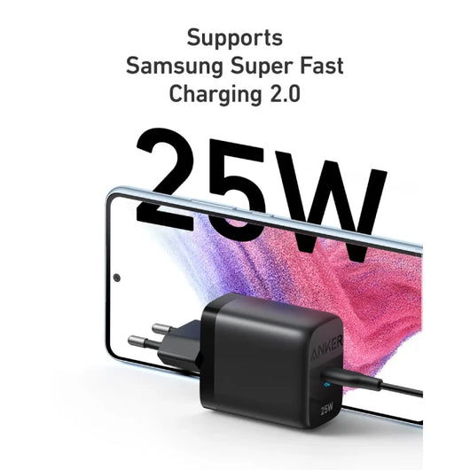 CHARGER-ANKER-312-(25Watt)-Excluded UK pulg-Black / A2642G11.
