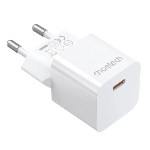 CHARGER-CHOETECH-MINI-TYPE C-PD20W-EU (CHT-PD5010-EU-WH).