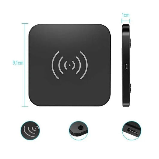 CHARGER-CHOETECH-WIRLESS For PAD-10Watt (CHT-T511-S-BK).