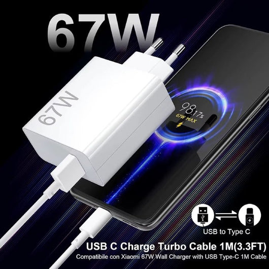 CHARGER-POWER ADAPTER-MI-67W-SUIT - 14 Day Warranty.