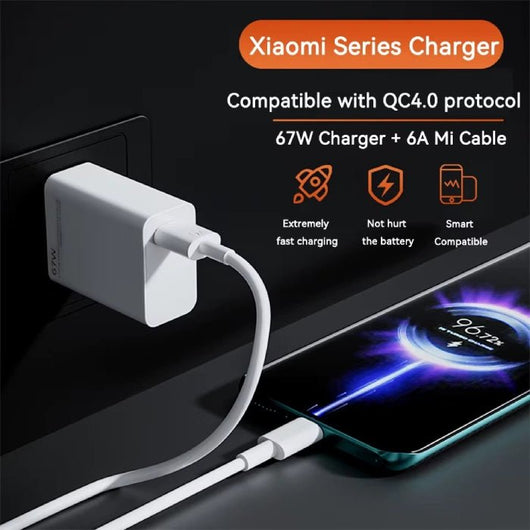 CHARGER-POWER ADAPTER-MI-67W-SUIT - 14 Day Warranty.