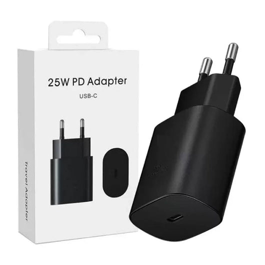 CHARGER-SAMSUNG-TRAVEL-ADAPTER -25W-PD-USB-C-BLACK - GIFT.