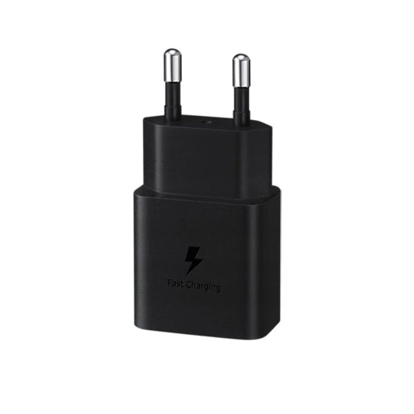 CHARGER-SAMSUNG-TRAVEL-ADAPTER -PD-15W-EP-T1510NBEGWW-TYPE-C-BLACK / EP-T1510 - 6 Month Warranty.