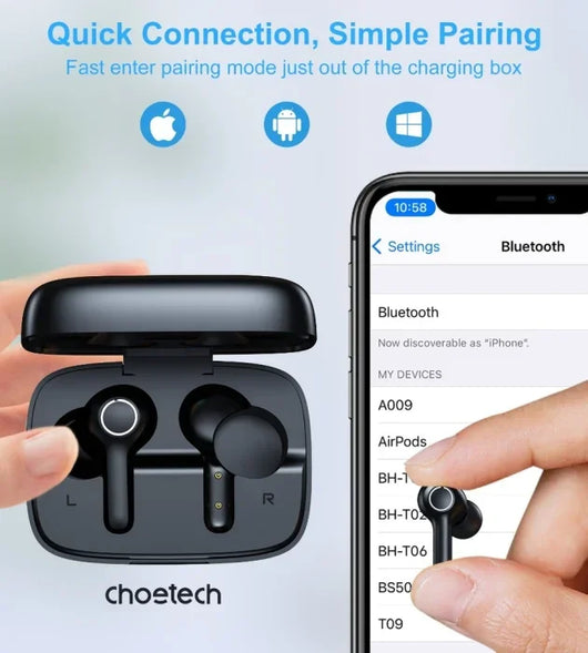 Choetech-True-Wireless-Earbuds-BH-T06-Black(CHT-BH-T06-BK).