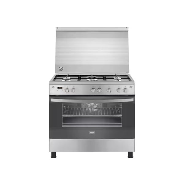 Cooker-Zanussi-COOLMAX-90*60-5 Burners-Digital-Gas-Full Safety-Stainless Steel-Egypt-5Yrs/ ZCG94396XA.