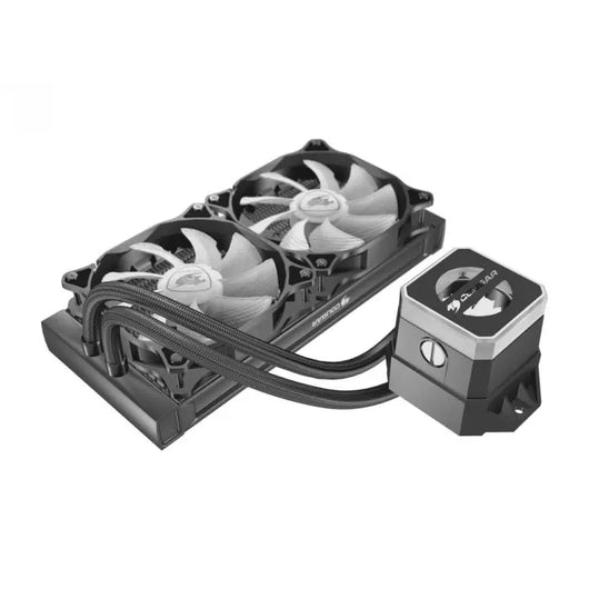COUGAR Helor 240, Liquid CPU Cooler, 240 mm, with 2 Vortex Omega 120 mm Fans.