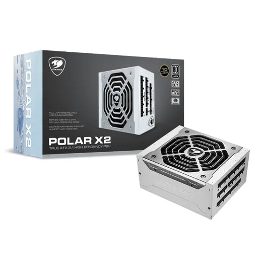 Cougar Polar X2 1200W 80 Plus Platinum Power Supply PCI express 5.0.