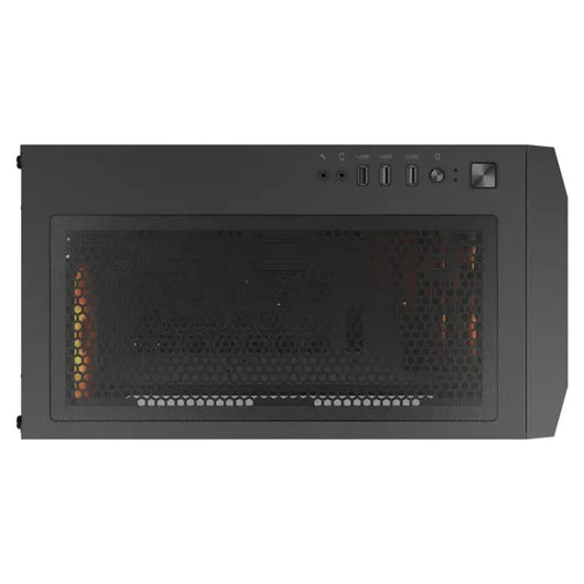 COUGAR UNIFACE MINI RGB Compact mini tower with tempered glass 3 ARGB fans + 600W PSU - Black.