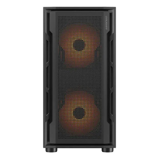 COUGAR UNIFACE MINI RGB Compact mini tower with tempered glass 3 ARGB fans + 600W PSU - Black.