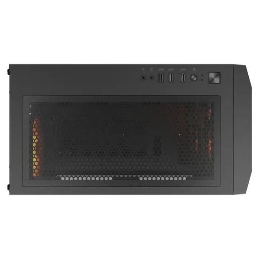 COUGAR UNIFACE MINI RGB Compact mini tower with tempered glass 3 ARGB fans + 600W PSU - Black.