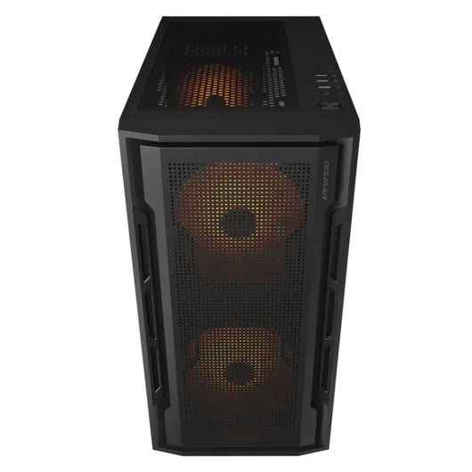 COUGAR UNIFACE MINI RGB Compact mini tower with tempered glass 3 ARGB fans + 600W PSU - Black.