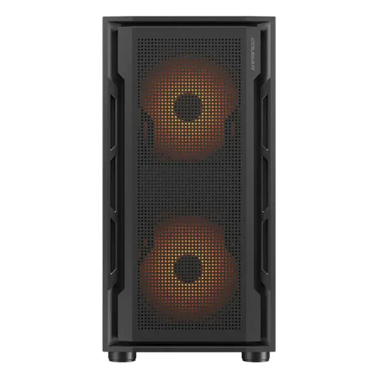 COUGAR UNIFACE MINI RGB Compact mini tower with tempered glass 3 ARGB fans + 600W PSU - Black.