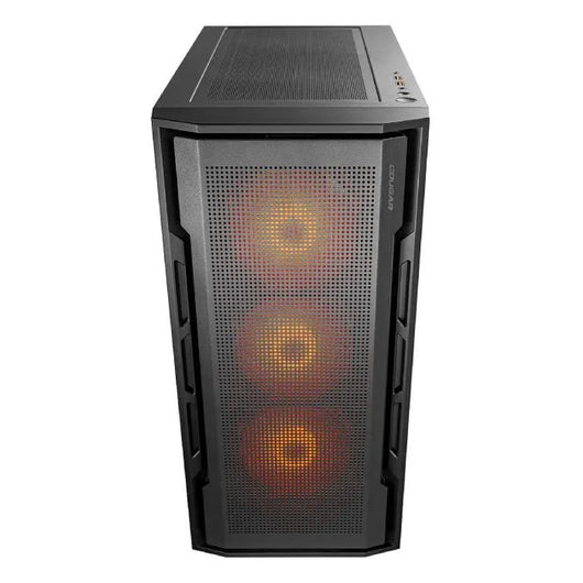 COUGAR UNIFACE RGB with 4 x ARGB Fans Mid Tower Gaming Case - Black.