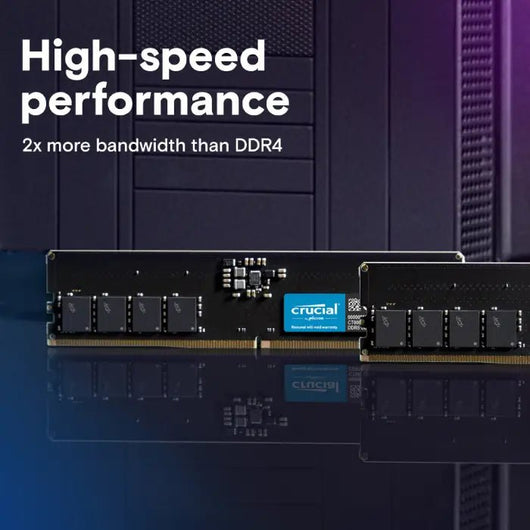 Crucial 16GB PC RAM DDR5 4800 Desktop Memory CT16G48C40U5.